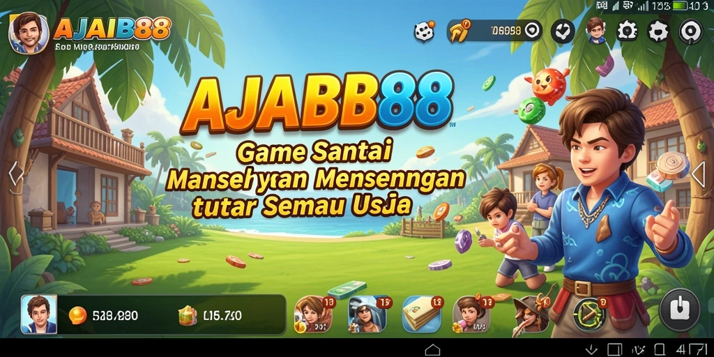 Screenshot menunjukkan gameplay AJAIB88 yang seru dan interaktif.