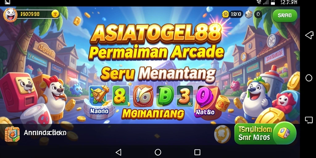 Tangkapan layar menunjukkan gameplay seru dari ASIATOGEL88.