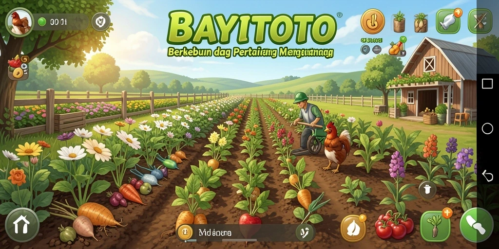 Tampilan gameplay Farming yang menarik di BAYITOTO.