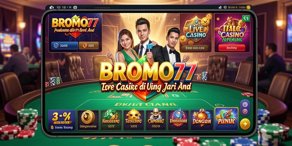 Tampilan gameplay BROMO77 yang memukau dan interaktif.