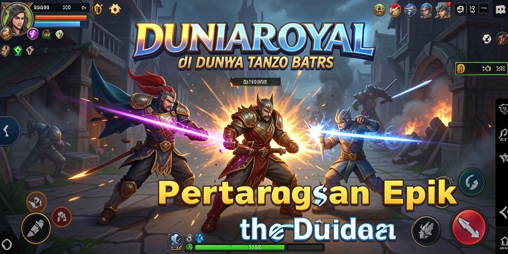 Tangkapan layar gameplay DUNIAROYAL yang menegangkan dan seru.