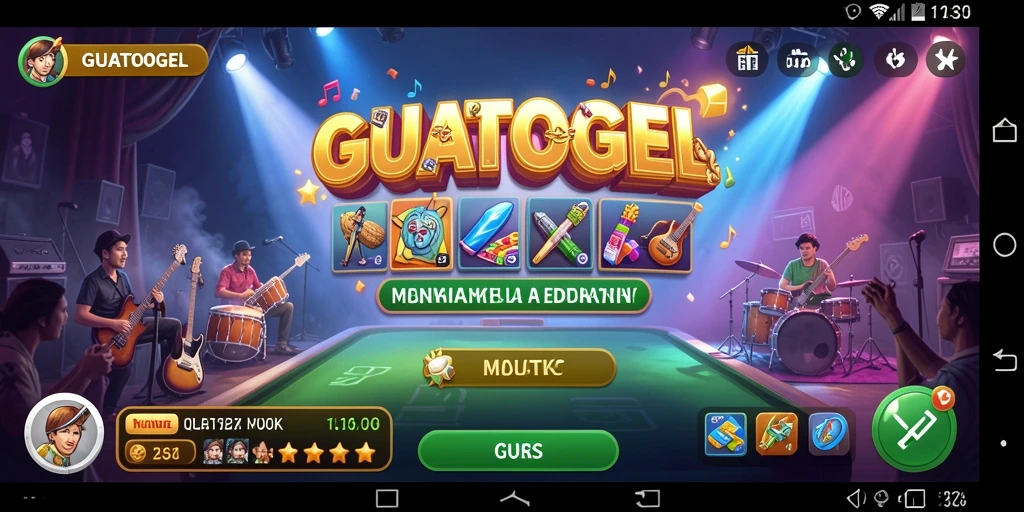 Tangkapan layar GUATOGEL menampilkan gameplay yang interaktif dan menarik.