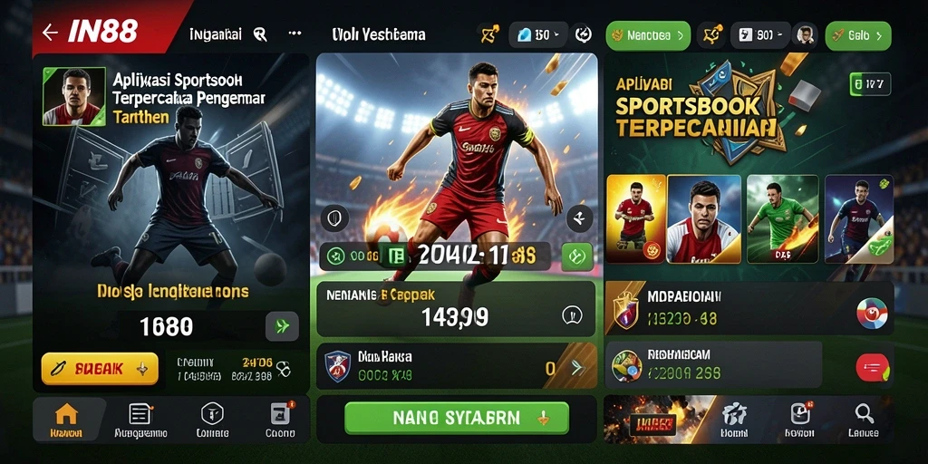 Tampilan gameplay IN88 yang menarik dan interaktif dalam taruhan olahraga.