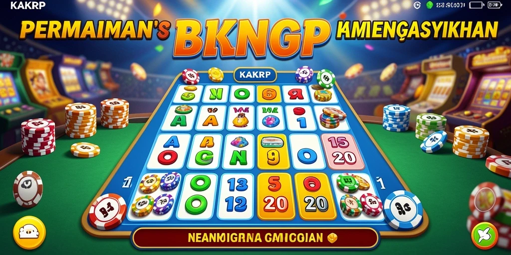 Tampilan gameplay Bingo yang menarik dan interaktif di KAKRP.
