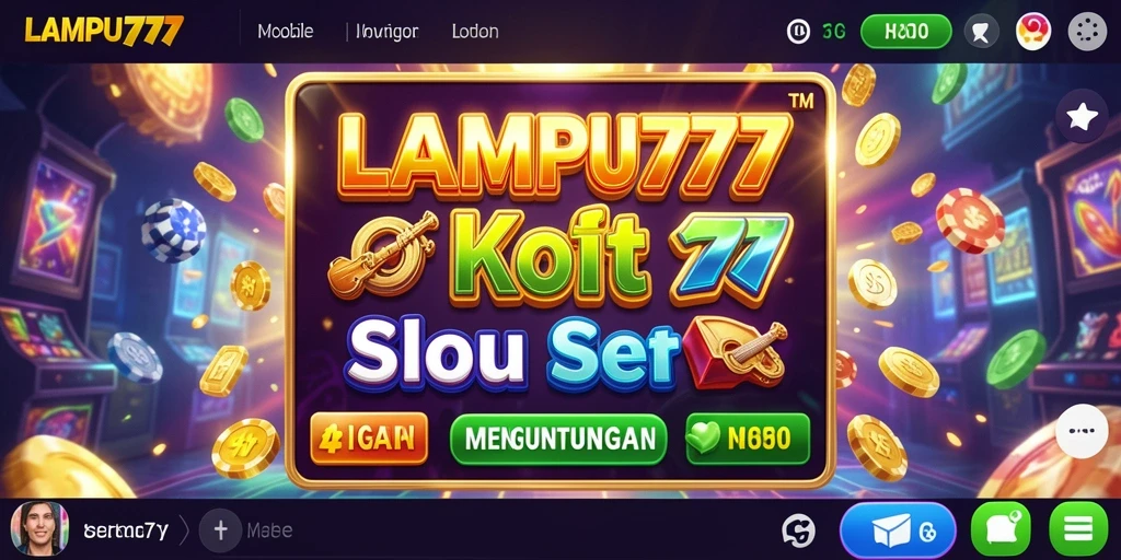 Tangkapan layar LAMPU777 menunjukkan aksi seru dalam permainan Slot.