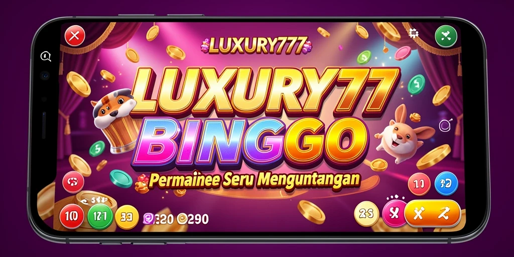 Tampilan gameplay Bingo yang menarik dalam LUXURY777.