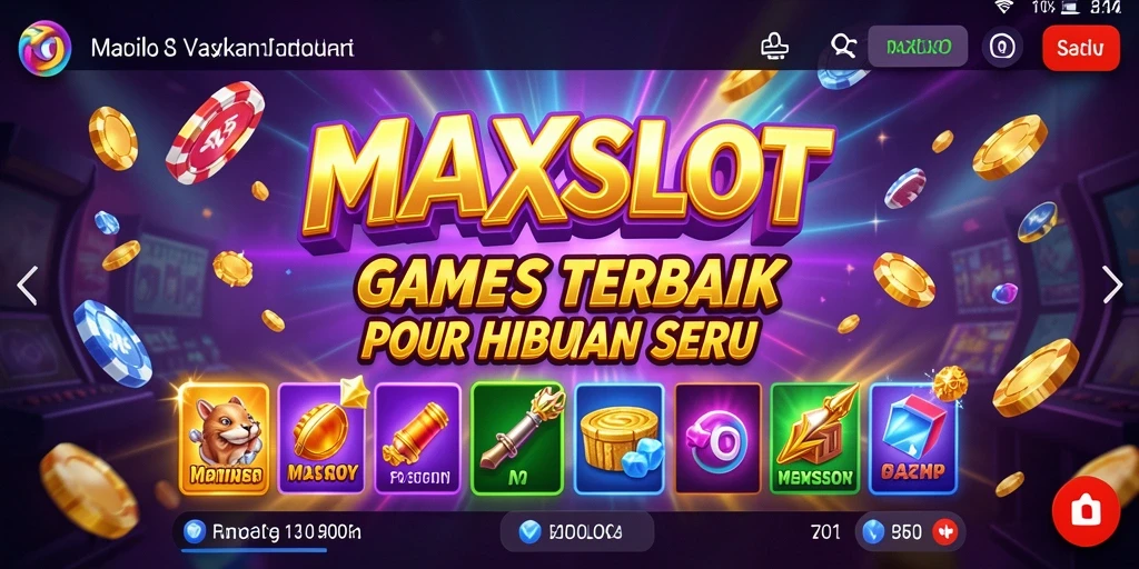 Gameplay seru MAXSLOT dengan grafik menawan.