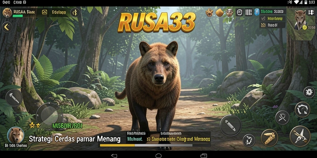 Tampilan menarik dari gameplay strategis RUSA33 yang menantang.