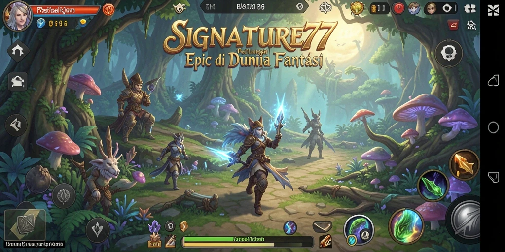 Tampilkan gameplay arpg menegangkan di SIGNATURE77 dengan grafis memukau.