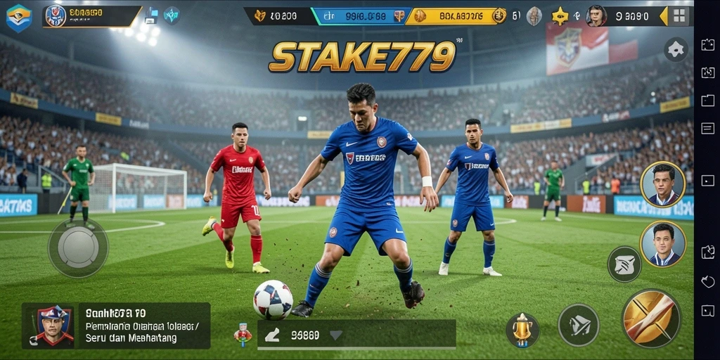 Screenshot gameplay STAKE779 yang penuh aksi olahraga.