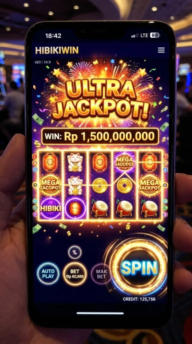Tampilan antarmuka pengguna hibikiwin yang sederhana.